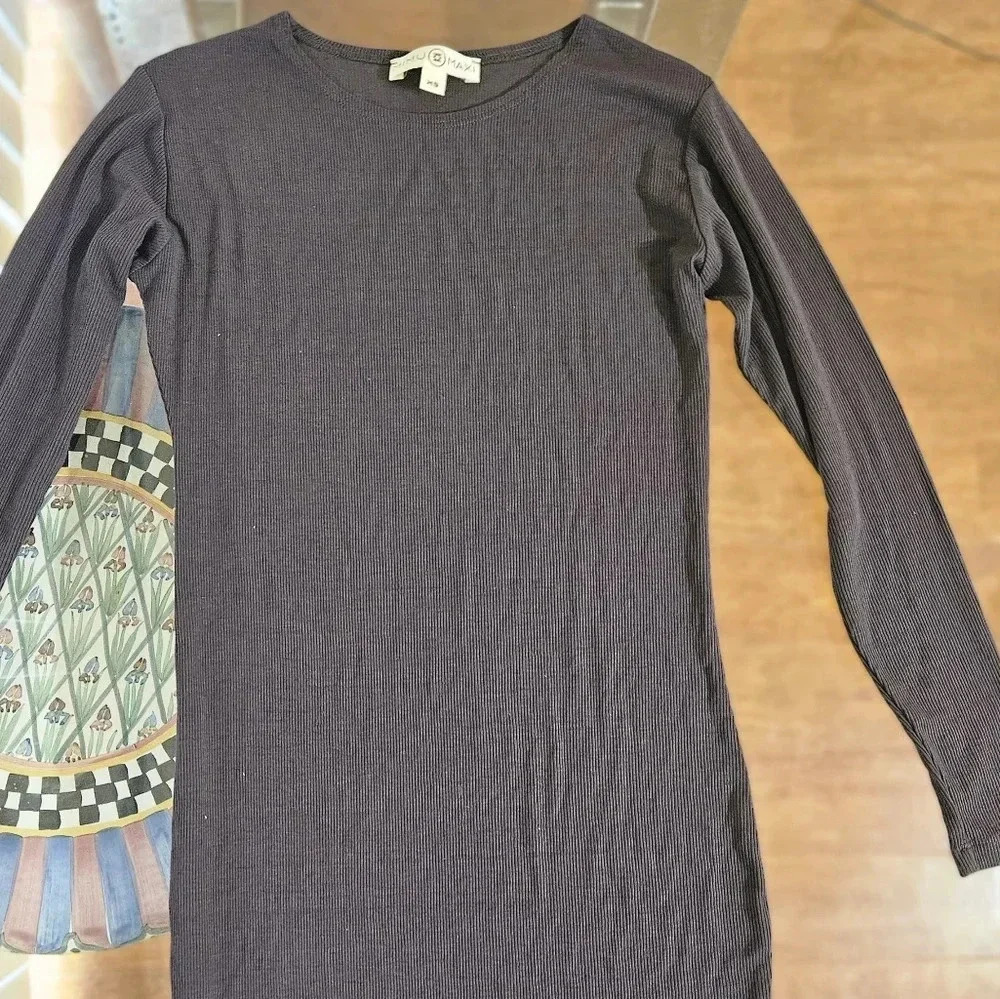 Mimu Maxi Modest Ribbed Bodycon Dress - Picture 8 of 8